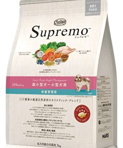 ニュートロジャパン シュプレモ [超小型犬-小型犬用] 体重管理用 3kg